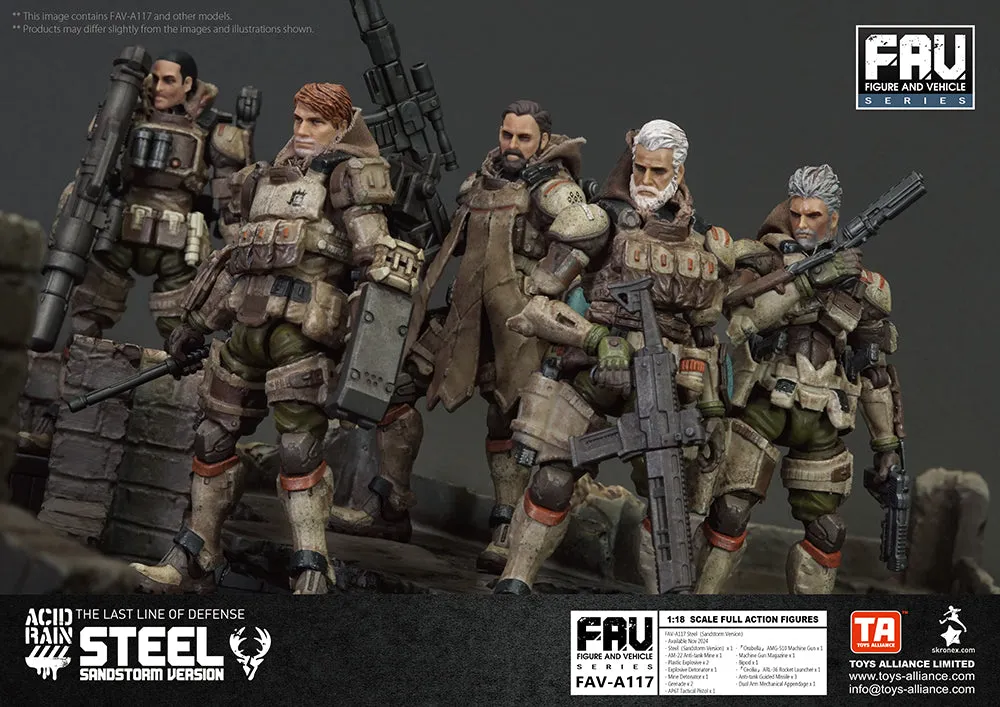 [Pre-order] Acid Rain World - FAV-A117 Steel (Sandstorm Version) 1/18 Scale Action Figure Toys Alliance Limited