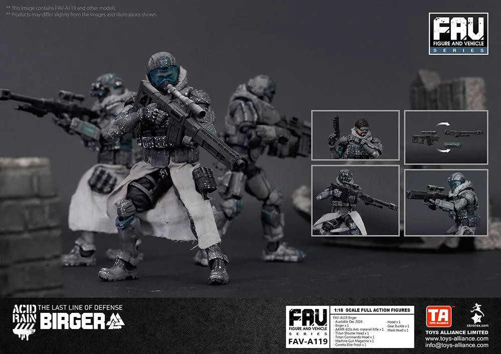 [Pre-order] Acid Rain World - FAV-A119 Birger 1/18 Scale Action Figure Toys Alliance Limited