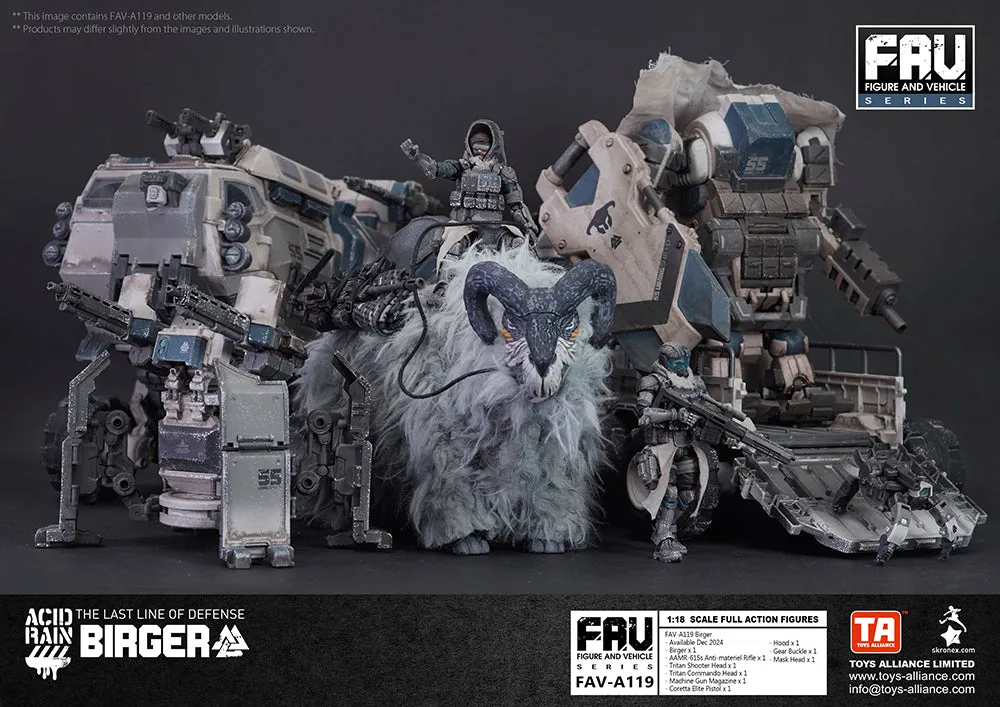 [Pre-order] Acid Rain World - FAV-A119 Birger 1/18 Scale Action Figure Toys Alliance Limited