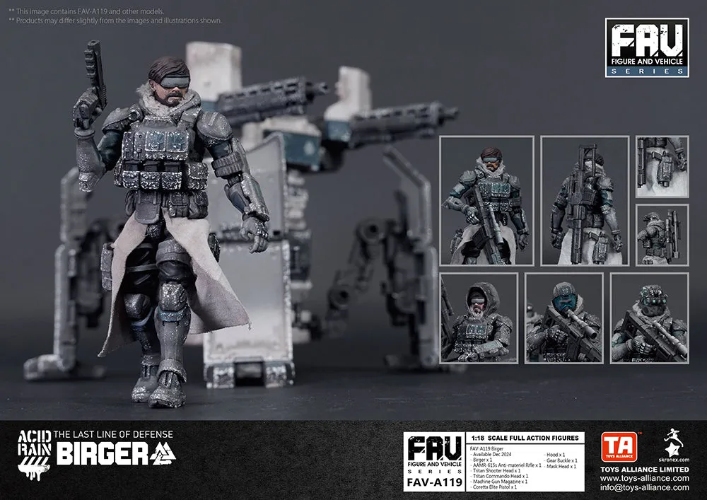 [Pre-order] Acid Rain World - FAV-A119 Birger 1/18 Scale Action Figure Toys Alliance Limited