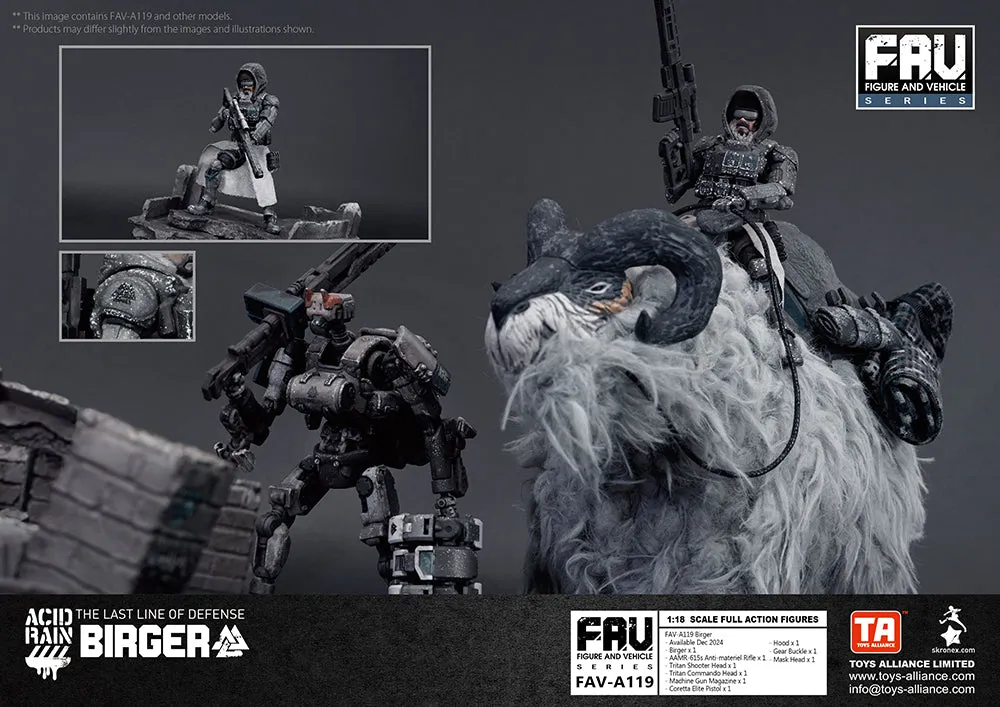[Pre-order] Acid Rain World - FAV-A119 Birger 1/18 Scale Action Figure Toys Alliance Limited