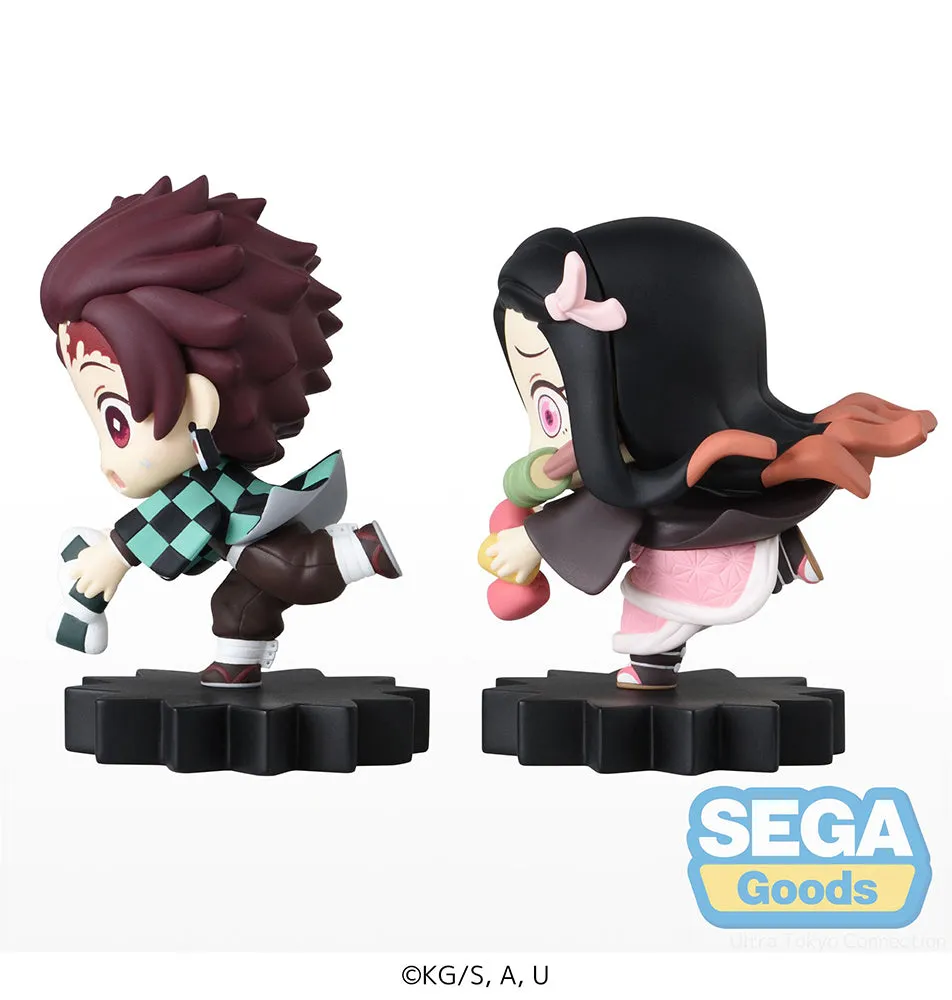 [Pre-order] Demon Slayer: Kimetsu no Yaiba - Tanjiro Kamado & Nezuko Kamado mOH!ment Mini Figure SEGA