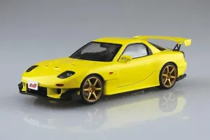 [Pre-order] INITIAL D PRE-PAINTED MODEL #I-04 - 1/24 INITIAL D TAKAHASHI KEISUKE FD3S RX-7 PROJECT D COMICS (VOL.28 Ver.) Aoshima