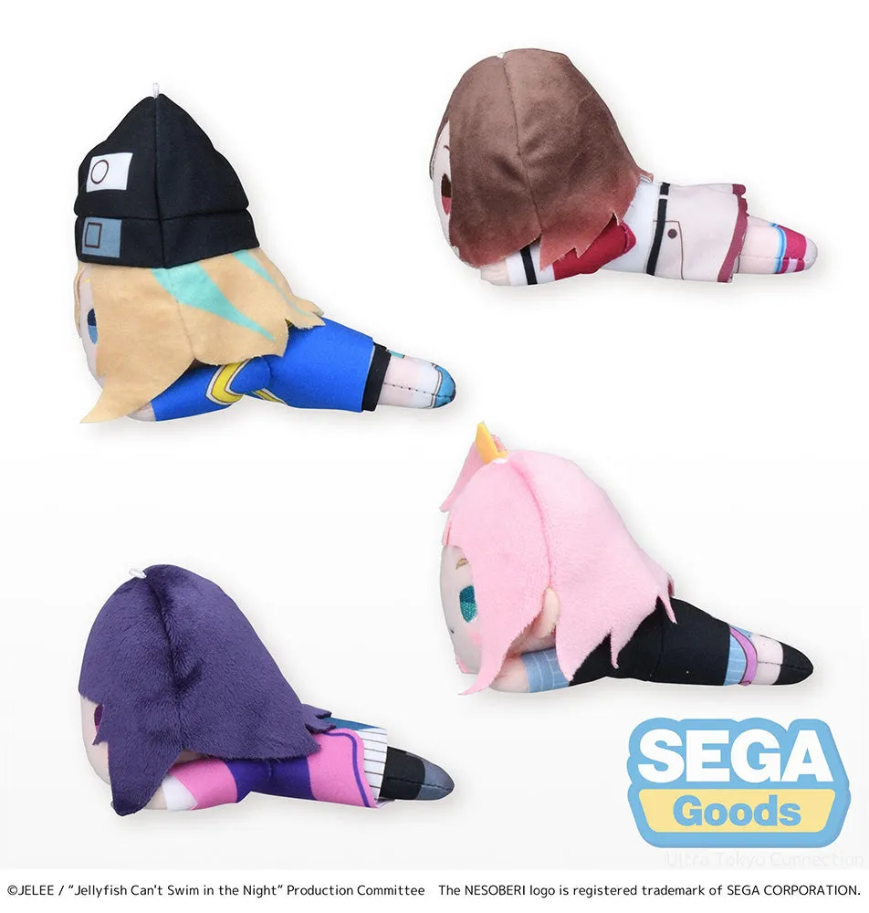 [Pre-order] Jellyfish Can't Swim in the Night - Mahiru Kouzuki & Kano Yamanouchi & Kiui Watase & Mei Kim Anouk Takanashi NESOBERI Mini Plushie SEGA