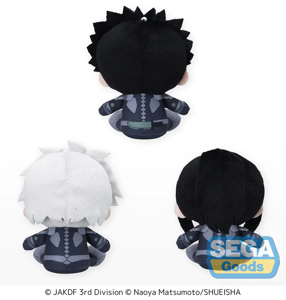 [Pre-order] KAIJU No.8 -  Kafka Hibino & Reno Ichikawa & Mina Ashiro Perching Mascot Vol.1 (EX) Plushie SEGA