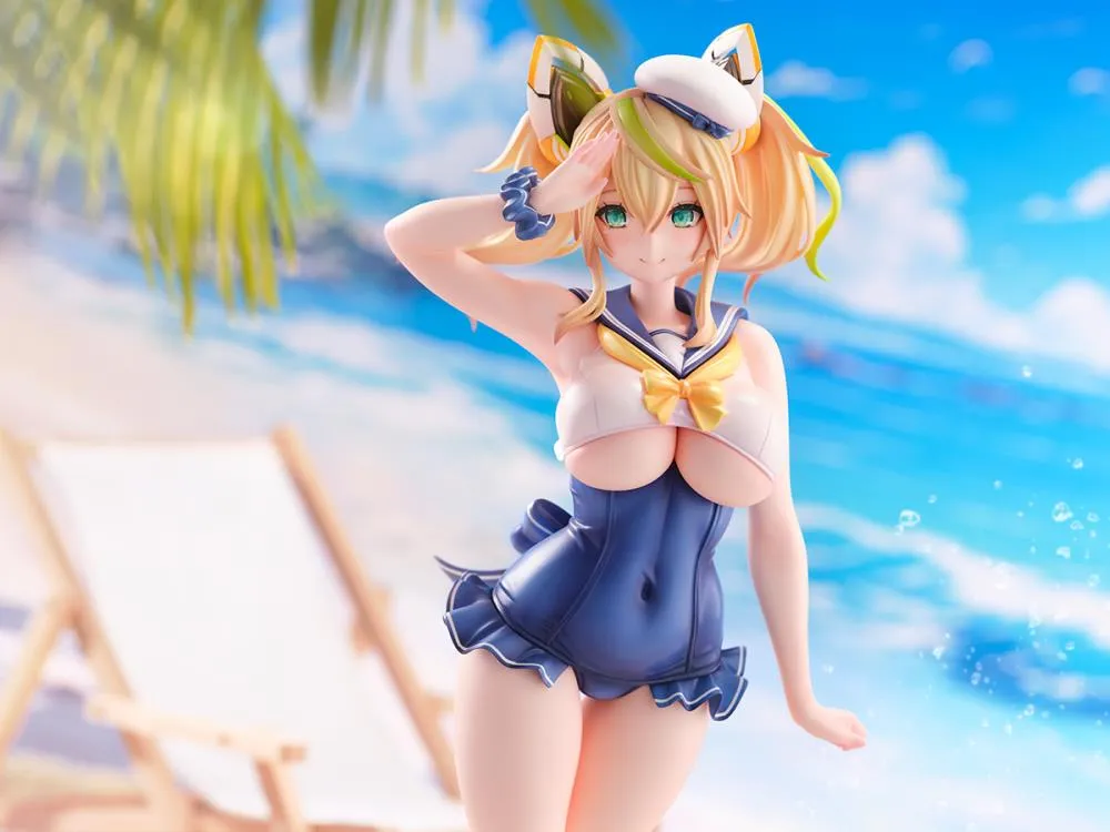 [Pre-order] Phantasy Star - Cool Breeze Gene & Blue Sea Annette (Summer Vacation Ver.) 1/7 Scale Figure Ami Ami X Amakuni