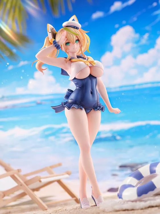[Pre-order] Phantasy Star - Cool Breeze Gene & Blue Sea Annette (Summer Vacation Ver.) 1/7 Scale Figure Ami Ami X Amakuni