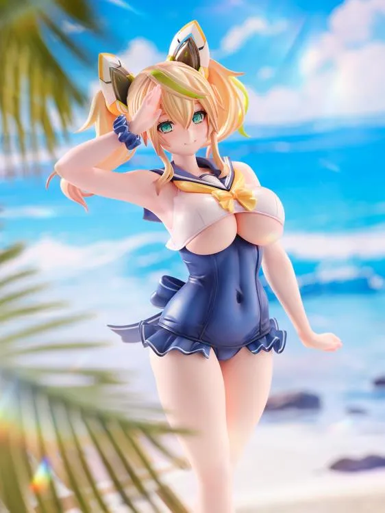 [Pre-order] Phantasy Star - Cool Breeze Gene & Blue Sea Annette (Summer Vacation Ver.) 1/7 Scale Figure Ami Ami X Amakuni