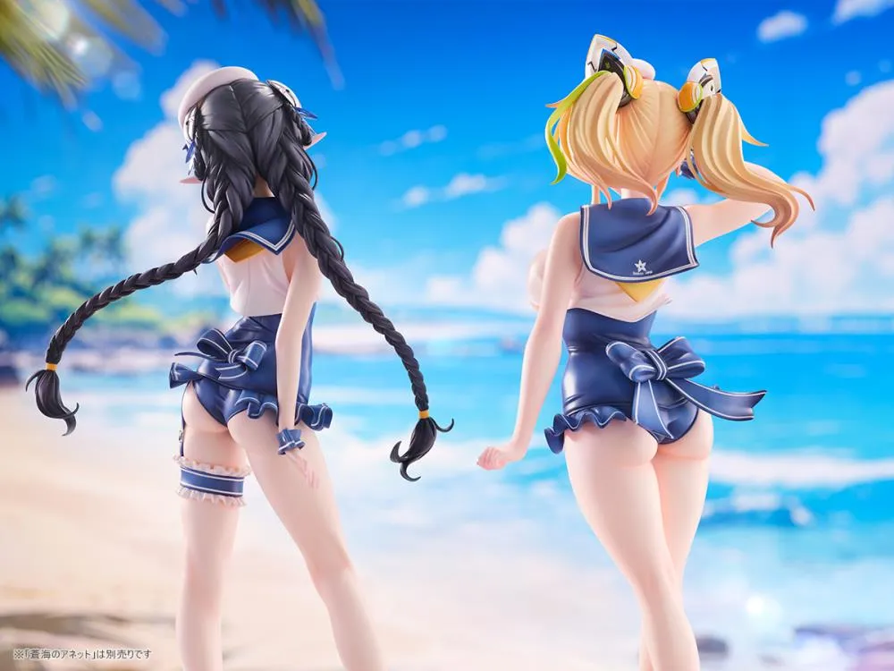 [Pre-order] Phantasy Star - Cool Breeze Gene & Blue Sea Annette (Summer Vacation Ver.) 1/7 Scale Figure Ami Ami X Amakuni