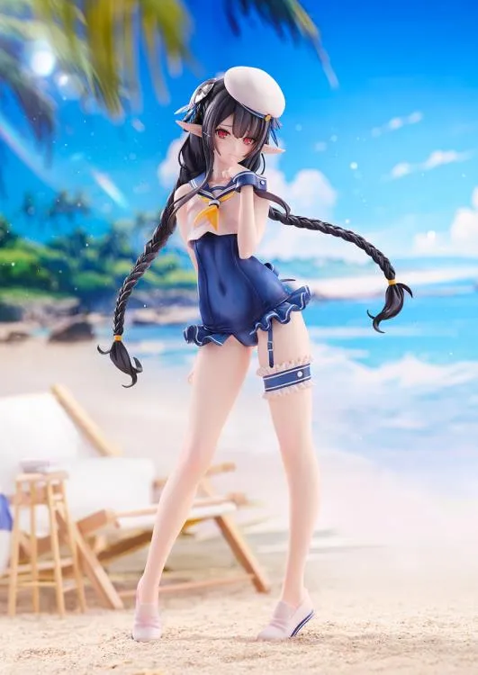 [Pre-order] Phantasy Star - Cool Breeze Gene & Blue Sea Annette (Summer Vacation Ver.) 1/7 Scale Figure Ami Ami X Amakuni