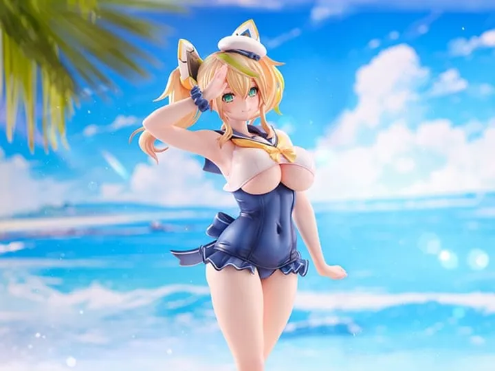 [Pre-order] Phantasy Star - Cool Breeze Gene & Blue Sea Annette (Summer Vacation Ver.) 1/7 Scale Figure Ami Ami X Amakuni
