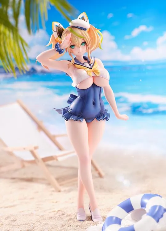 [Pre-order] Phantasy Star - Cool Breeze Gene & Blue Sea Annette (Summer Vacation Ver.) 1/7 Scale Figure Ami Ami X Amakuni