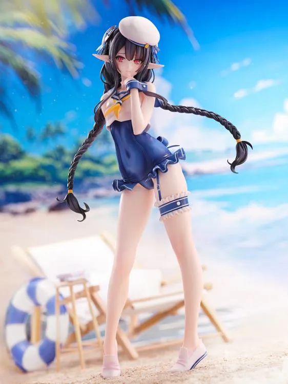 [Pre-order] Phantasy Star - Cool Breeze Gene & Blue Sea Annette (Summer Vacation Ver.) 1/7 Scale Figure Ami Ami X Amakuni