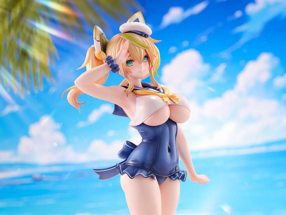 [Pre-order] Phantasy Star - Cool Breeze Gene & Blue Sea Annette (Summer Vacation Ver.) 1/7 Scale Figure Ami Ami X Amakuni