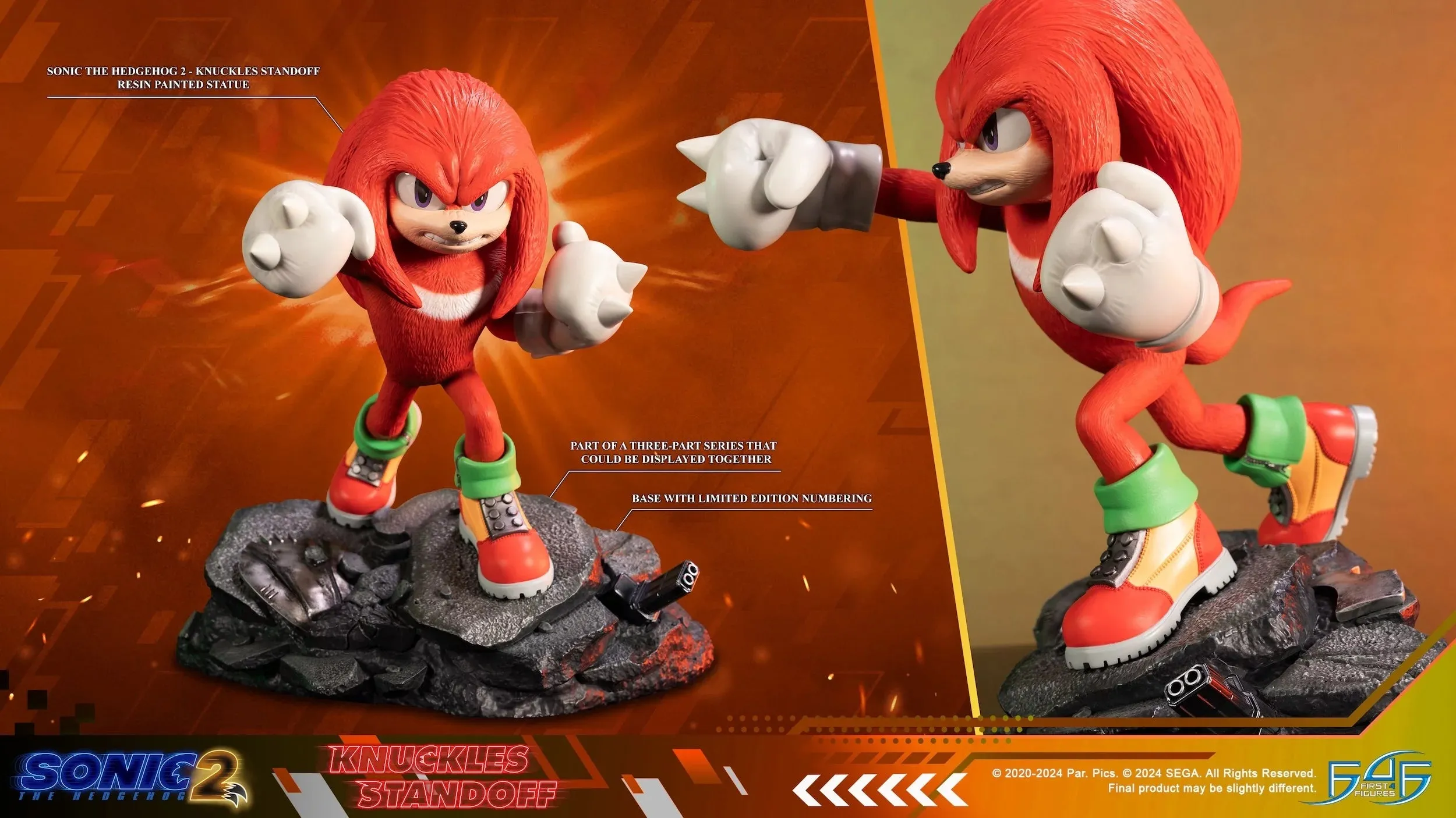 [Pre-order] Sonic the Hedgehog 2 - Knuckles Standoff Non Scale Figure First 4 Figures