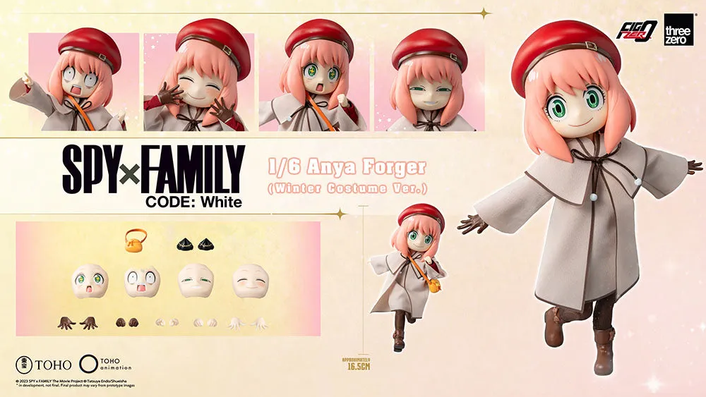 [Pre-order] SPYxFAMILY - Anya Forger (Winter Costume Ver.) FigZero 1/6 Action Figure ThreeZero