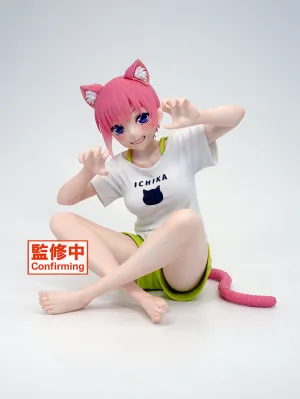 [Pre-order] The Quintessential Quintuplets 2 - Ichika Nakano(Newley Written Cat Roomwear Ver.) Desktop Cute Prize Figure Taito