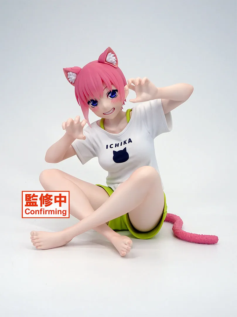 [Pre-order] The Quintessential Quintuplets 2 - Ichika Nakano(Newley Written Cat Roomwear Ver.) Desktop Cute Prize Figure Taito