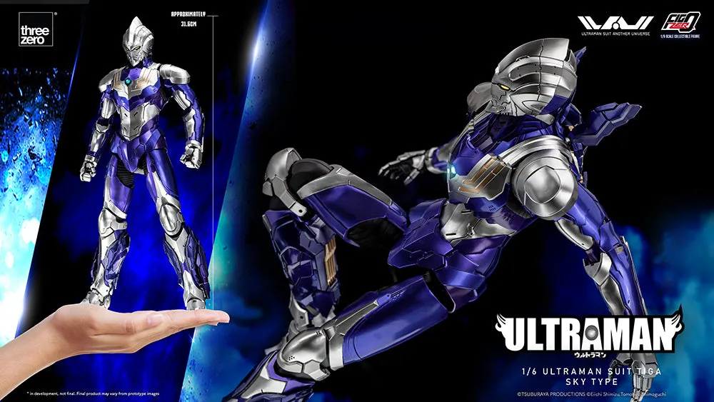 [Pre-order] Ultraman - Ultraman Suit Tiga Sky Type 1/6 Scale Action Figure Threezero
