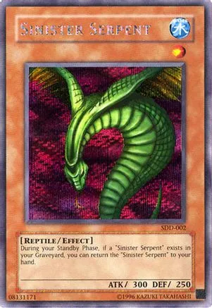Sinister Serpent [SDD-002] Secret Rare