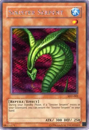 Sinister Serpent [SDD-002] Secret Rare