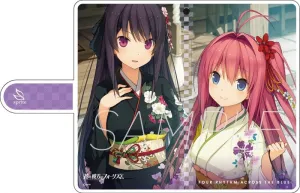 [t](Goods - Cell Phone Accessory) Aokana: Four Rhythm Across the Blue Asuka & Misaki: Kimono Ver. Smartphone Cover (M Size)