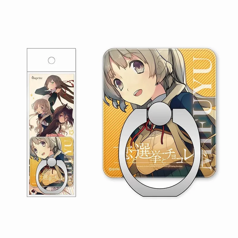 [t](Goods - Smartphone Accessory) Love, Election and Chocolate Mifuyu Kiba Smartphone Ring